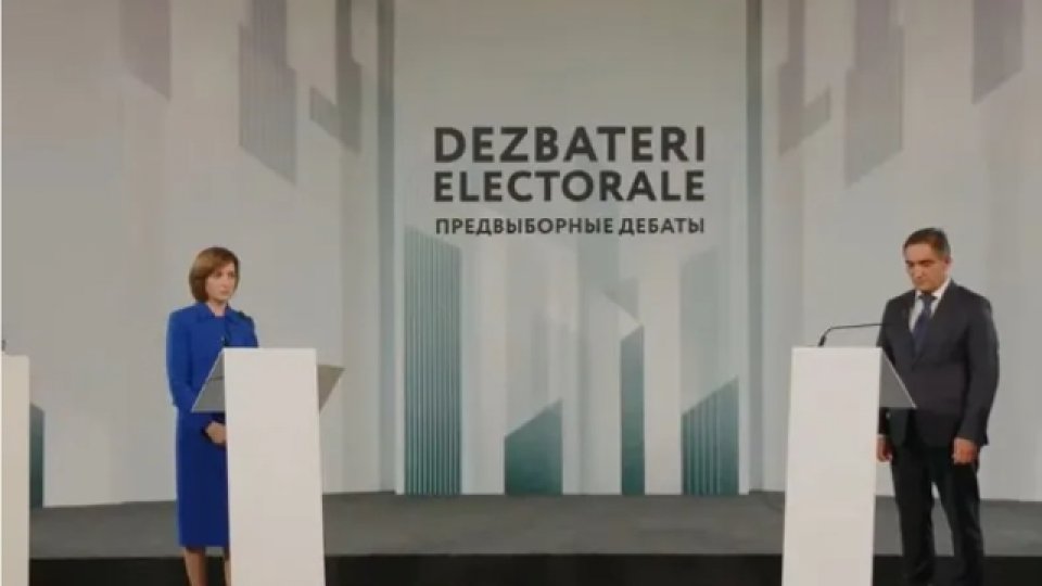 Maia Sandu l-a acuzat pe contracandidatul său că este „omul Moscovei”