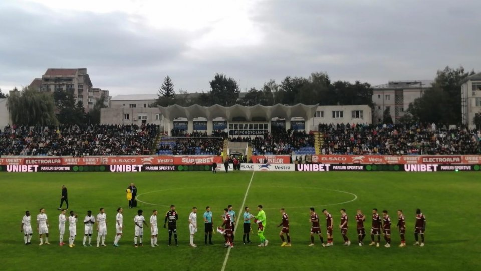 Superliga de fotbal. FC Botoșani a deraiat Rapidul