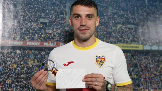 Nicolae Stanciu şi Ianis Hagi, cadouri de la suporteri. Mesaj emoţionant pentru tricolori - FOTO