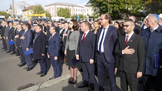 Jews and Roma who died in the Holocaust, commemorated in Bucharest