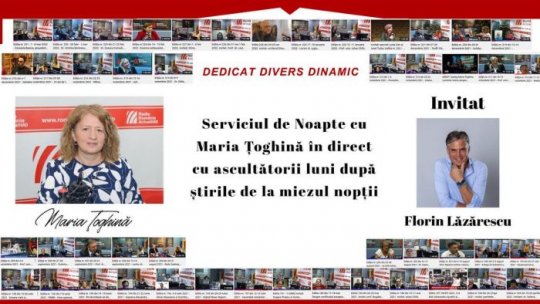 Florin Lăzărescu, președintele Colegiului Medicilor Stomatologi din România vine la Serviciul de noapte