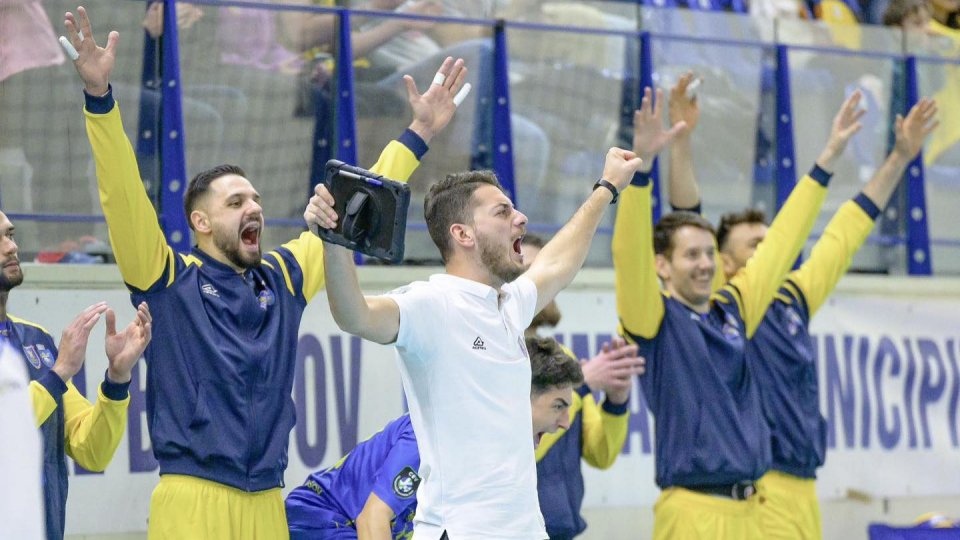 Campioana României la volei masculin, Corona Braşov s-a calificat în optimile CEV Cup