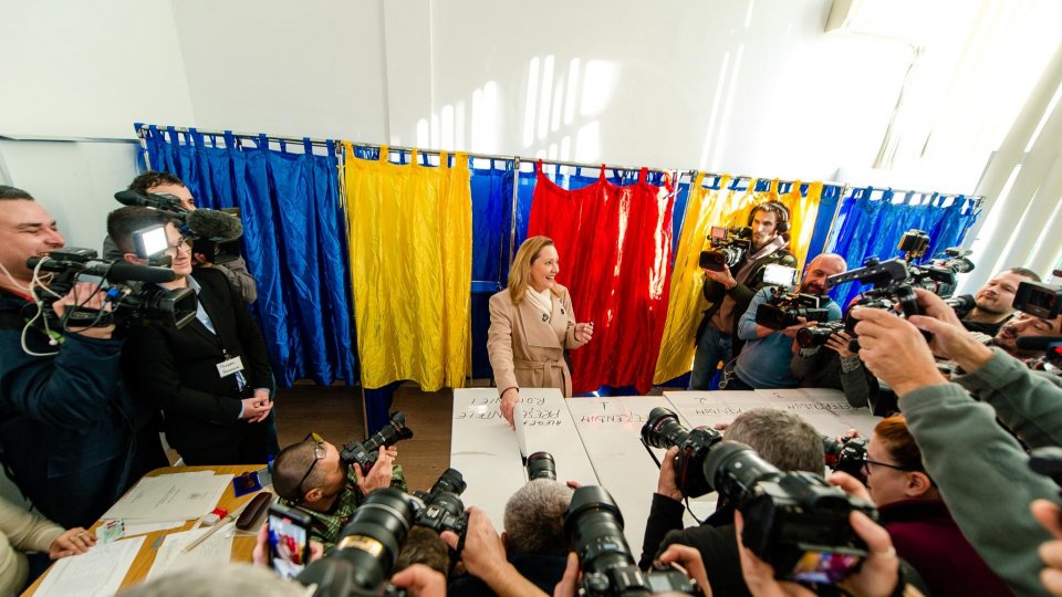 Elena Lasconi, președinta USR, a mers la vot cu speranță