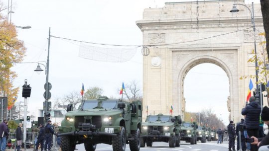 Repetiţia generală pentru parada militară naţională va avea loc sâmbătă