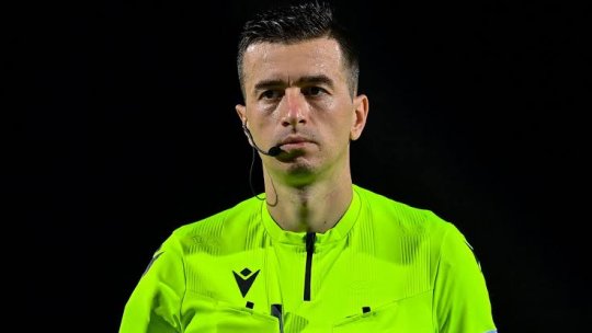 Albanezul Juxhin Xhaja arbitrează meciul Hoffenheim - FCSB, din Liga Europa