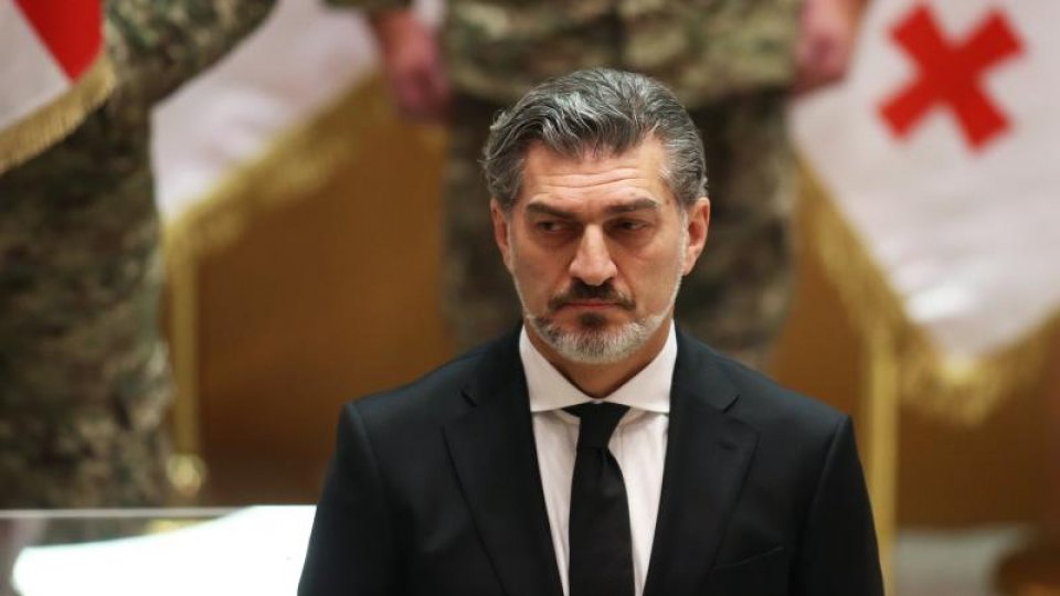 Preşedintele nou ales al Georgiei a fost învestit în funcţie, pe fondul protestelor opoziţiei