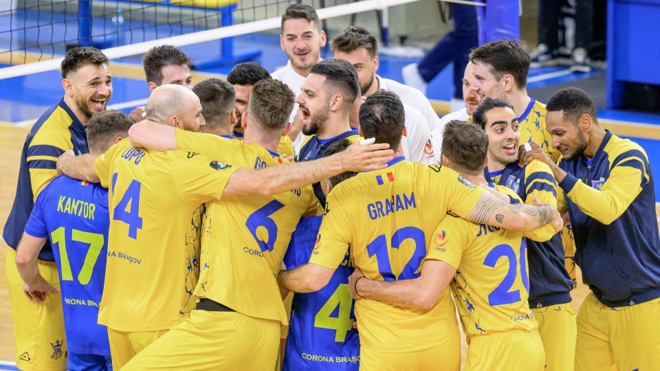 Volei: Corona Braşov – Taltech Tallin, scor 3-0, în optimile CEV Cup