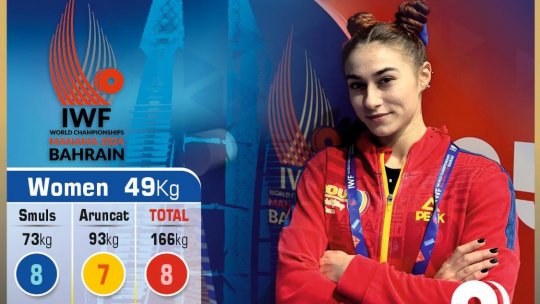 Campionate Mondiale Haltere: Cosmina Pană a terminat pe locul 8 la total