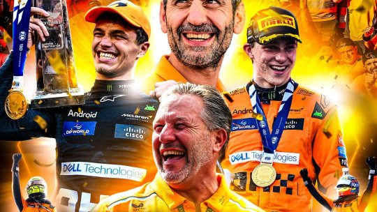 Lando Norris, se impune în Marele Premiu de Formula 1 de la Abu Dhabi. McLaren a câştigat titlul la constructori după 26 de ani!
