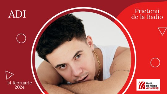 Adi, artistul care cântă despre iubire, între #prieteniidelaradio