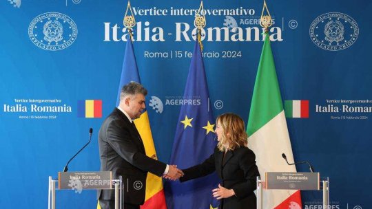 La Roma a avut loc o şedinţă a guvernelor României şi Italiei