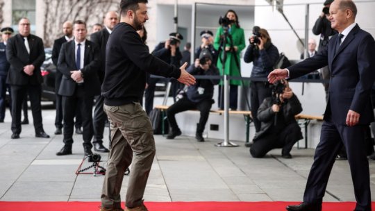 Olaf Scholz şi Volodimir Zelenski, acord pe teme de securitate pentru susţinerea Ucrainei în faţa agresiunii Rusiei