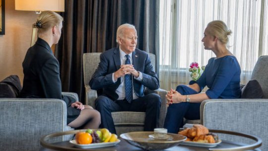 Preşedintele Joe Biden s-a întâlnit cu văduva şi fiica opozantului rus Aleksei Navalnîi, înainte ca SUA să anunţe noi sancţiuni împotriva Rusiei