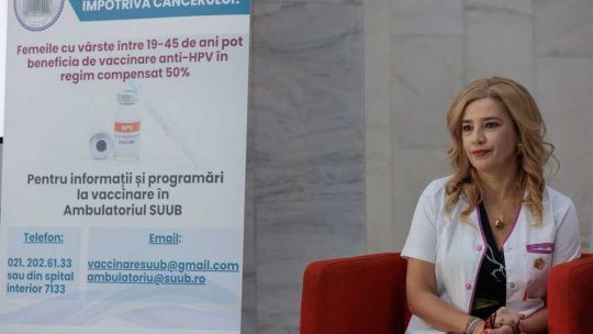 Spitalul Universitar de Urgenţă din Bucureşti: Campanie de încurajare a vacinării anti-HPV