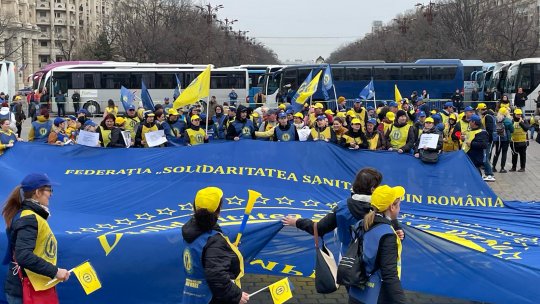 Protest de amploare în Sănătate