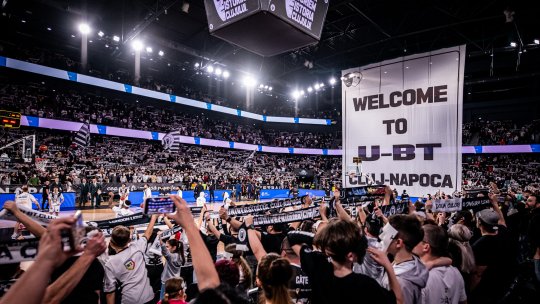 U BT Cluj-Napoca, eliminată în sferturile EuroCup în fața a 10.000 de spectatori