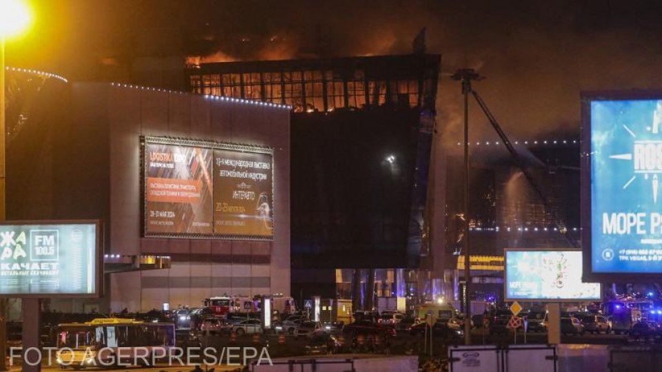 Zeci de oameni au fost ucişi într-un atac armat la o sală de concerte din nord-vestul Moscovei