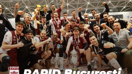 Volei masculin: Rapid Bucureşti a cîștigat Cupa României