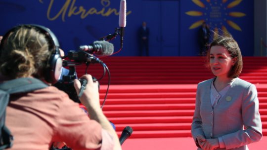 "Vladimir Putin trebuie oprit", spune Maia Sandu într-un interviu pentru Le Monde