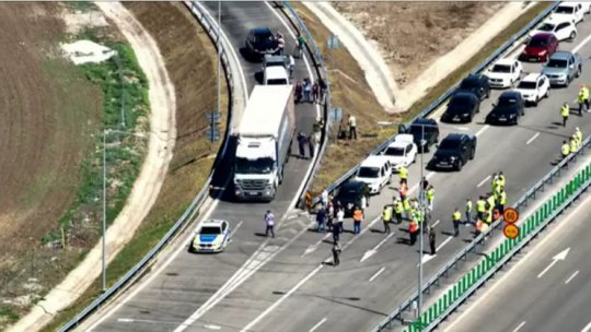 Încă un lot din Autostrada București, deschis circulației