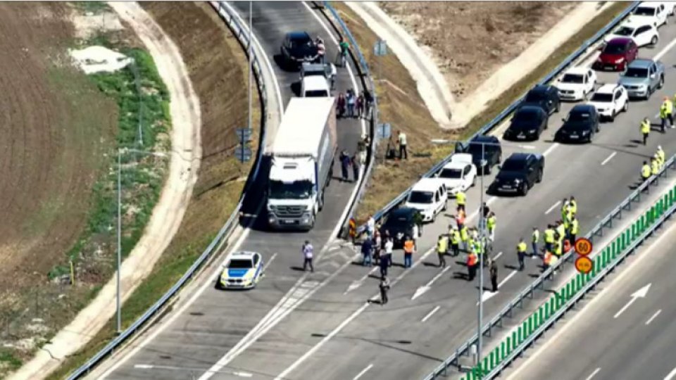 Încă un lot din Autostrada București, deschis circulației