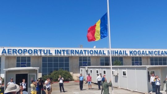 O dronă,  în vecinătatea Aeroportului  Mihail Kogălniceanu
