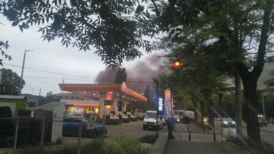 Incendiu puternic la o hală dezafectată din Sectorul 1 al Capitalei I VIDEO