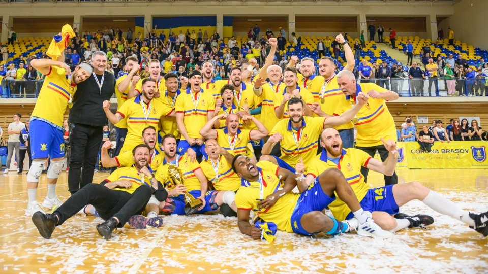 Nou-promovata Corona Brașov este noua campioană la volei masculin