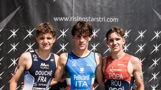 Triatlonistul Carol Popa, liderul juniorilor europeni