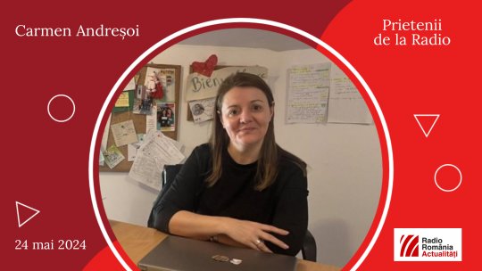 Carmen Andreșoi, directorul Asociației FDP Protagoniști în educație, între #prieteniidelaradio