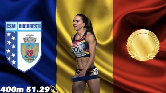 Andrea Miklos (400 m), locul 3 la reuniunea de la Ostrava