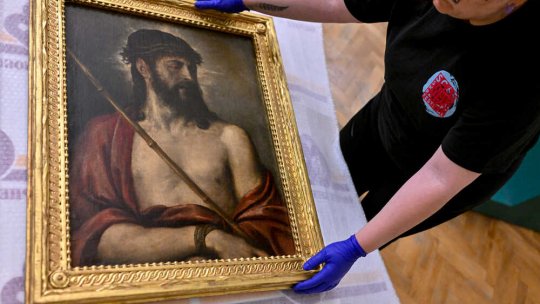 Tabloul ”Ecce Homo”, expus la Muzeul ”Regina Maria” din Iaşi