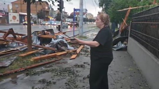 Furtună puternică în județul Mehedinți