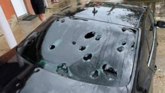 Grindină de mari dimensiuni în Caraș-Severin