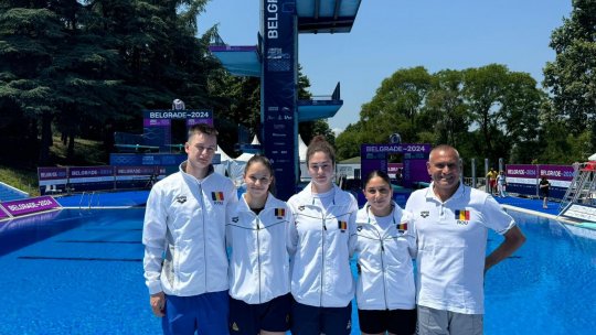 CE Natație: România, locul 4 la sărituri în apă