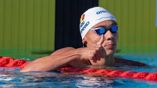Campionatele Europene de Natație: David Popovici, în semifinale la 200 de metri liber cu cel mai bun timp