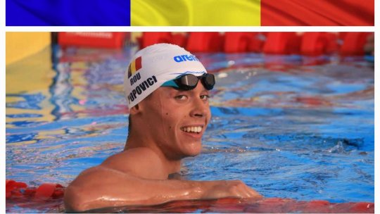 Campionatele Europene de Natație: David Popovici, medalie de aur și la 200 de metri liber