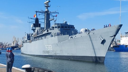 The frigate Regina Maria returned to the military port of Constanta