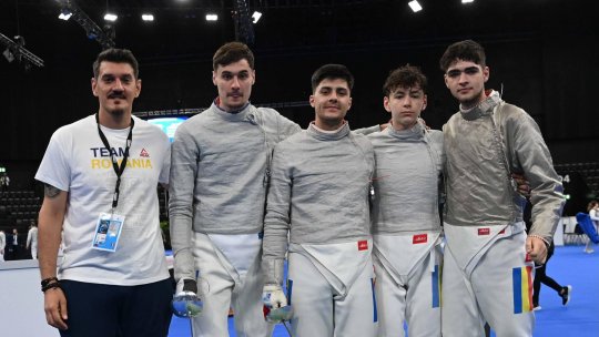 CE Scrimă: Argint pentru echipa de sabie a României