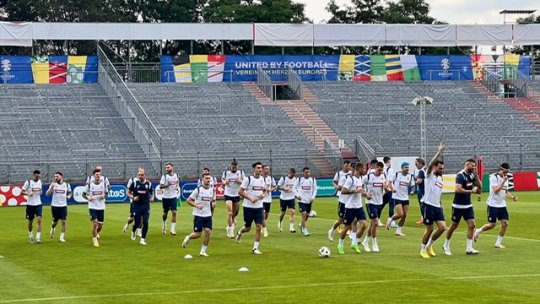 EURO 2024. Regruparea tricolorilor la primul antrenament comun înaintea meciului cu Olanda