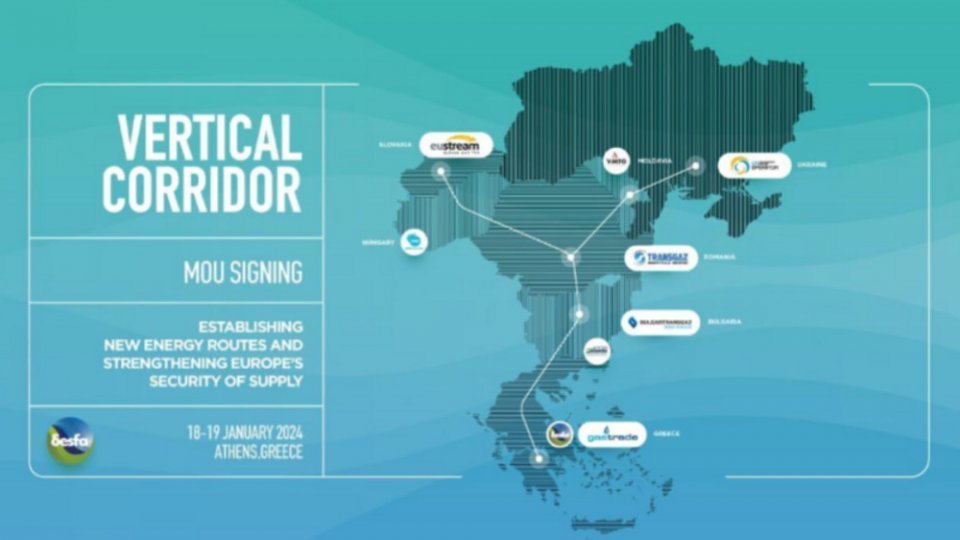 Romania to be connected with Greece via Bulgaria to a gas corridor