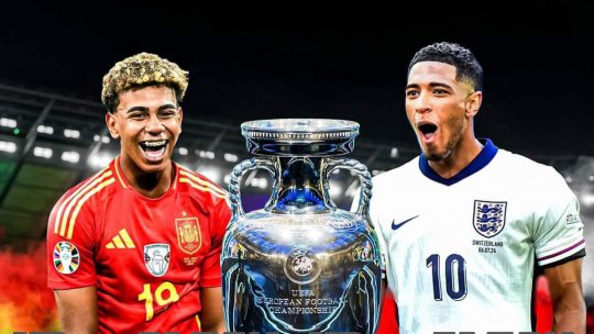Spania și Anglia, în finala Euro 2024, la Radio România Actualități