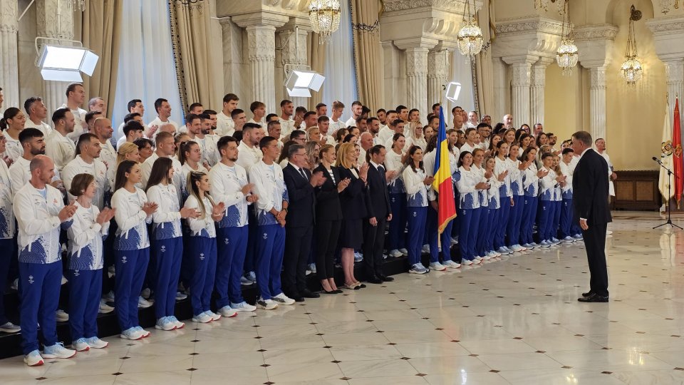 Team România primită la Cotroceni înainte de plecarea spre Paris