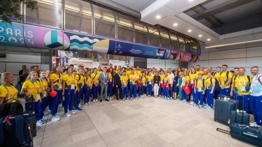 JO Paris 2024: Echipa olimpică a României a ajuns în Franța