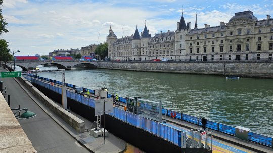 JO Paris 2024: Centrul orașului, înaintea ceremoniei de deschidere