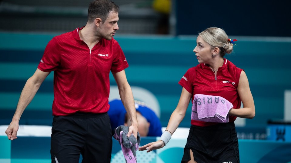 JO Paris 2024: victorie la dublu mixt pentru România la tenis de masa