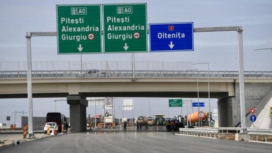 Au fost inauguraţi alţi 10 km din autostrada A0 Sud