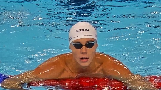 JO Paris 2024: David Popovici în finala la 200 metri liber cu primul timp