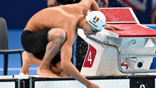 JO Paris 2024: David Popovici s-a calificat în semifinalele probei de înot 100 metri liber