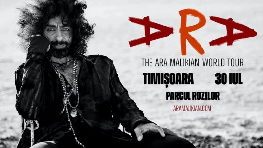 Violonistul Ara Malikian va concerta marţi seară în Parcul Rozelor din Timişoara